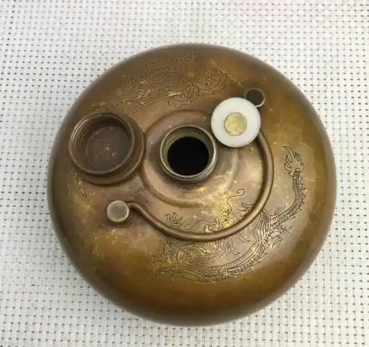 收来的黄铜暖手壶端庄大气做工精湛,包真假_图片_价格_评级-工艺作品