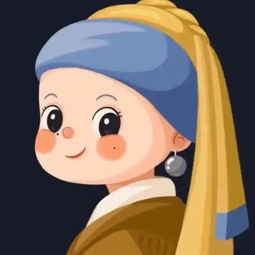 一些「戴珍珠耳环的少女」的头像,欢迎大家补充哈