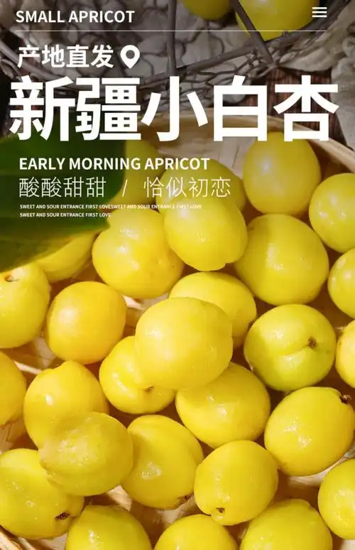 新疆小白杏新鲜轮台库车白杏应季孕妇儿童水果整箱顺丰速运4斤精品