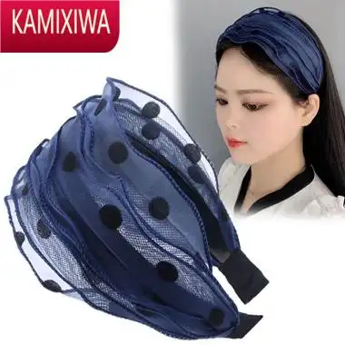 kamixiwa遮白发的发箍女头饰宽发卡遮盖器压网红2022年新款发带发夹