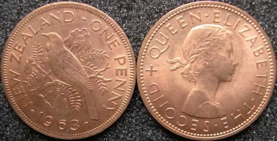 1便士(旧币制).硬币(年份随机)(大图展示)