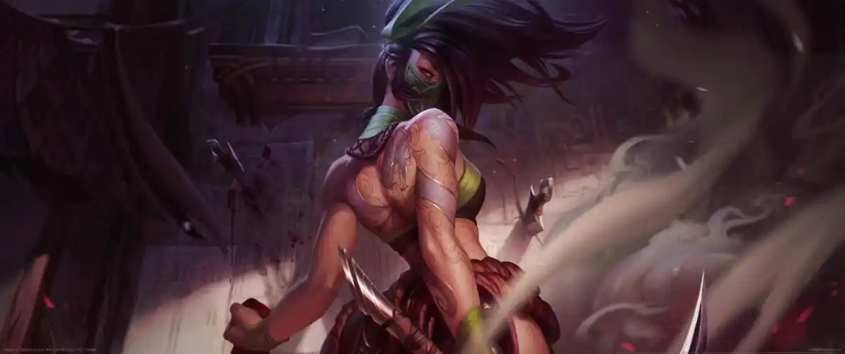 lol阿卡丽3440x1440壁纸