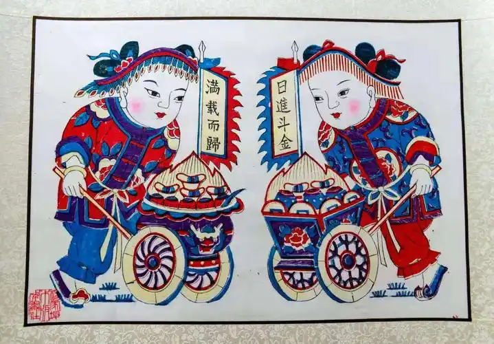 山东潍坊杨家埠年画亮相徐州