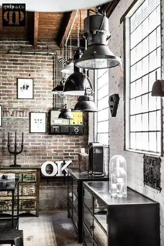 9张时下流行的复古工业风空间设计美图