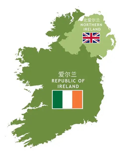 位于欧洲西部爱尔兰岛的中南部,西临大西洋,东靠爱尔兰海,与英国