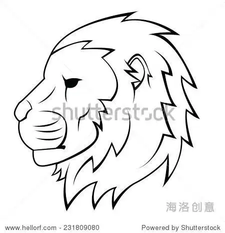 lion简笔画步骤