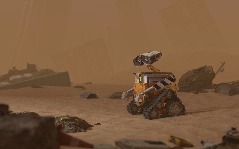 机器人瓦力建模渲染