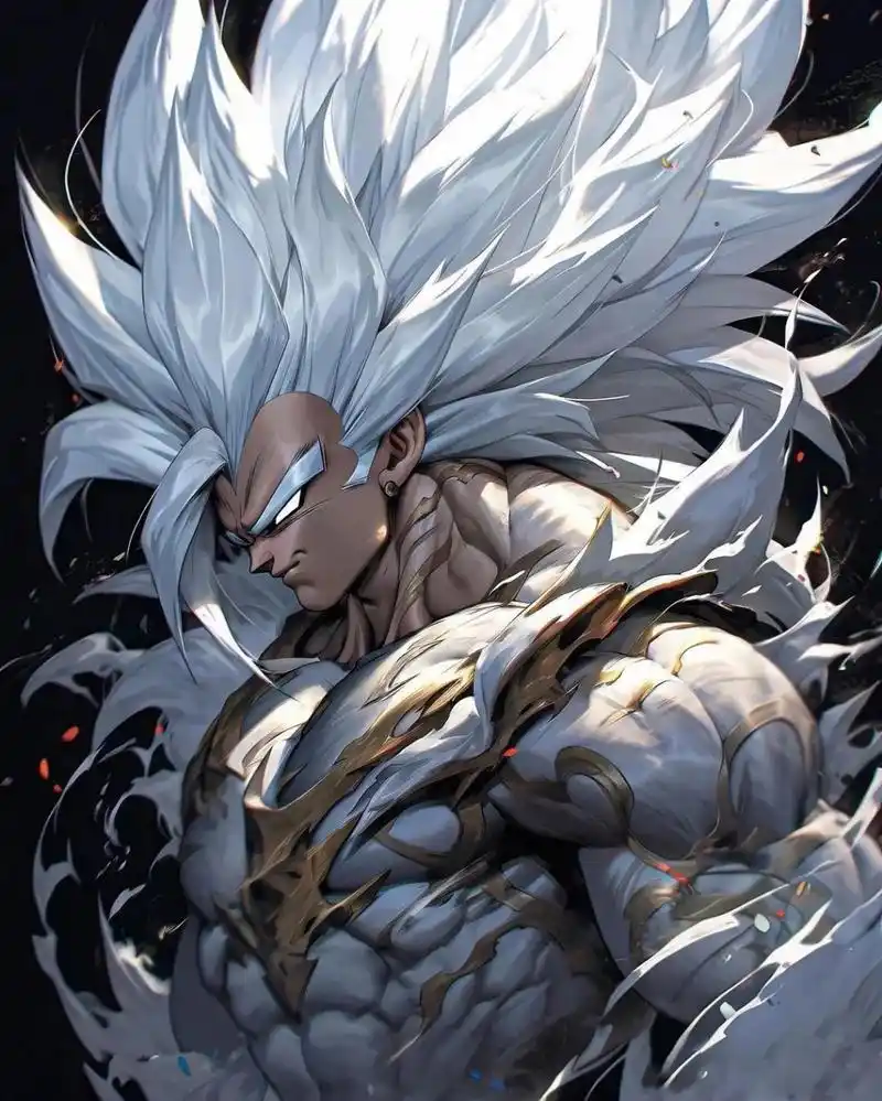 悟空的白神状态,浑身透露出的霸气,同人大佬出品