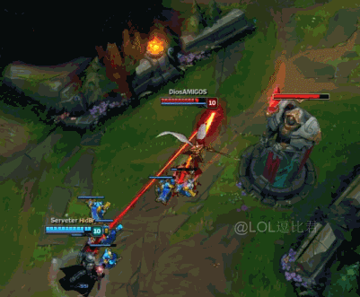 英雄联盟动图:王者塔