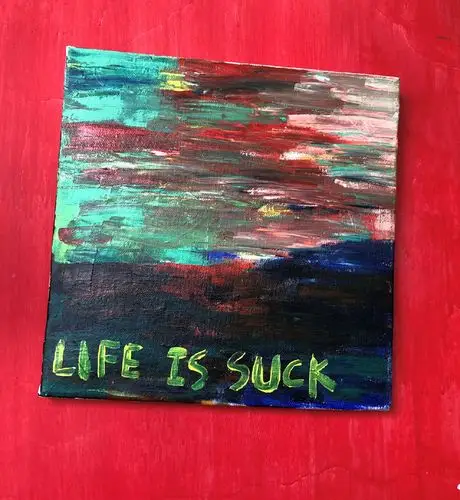 喜欢这幅《life is suck》