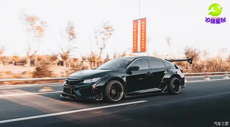 【图】宽体加身/锋芒毕露 本田思域改装案例_汽车之家