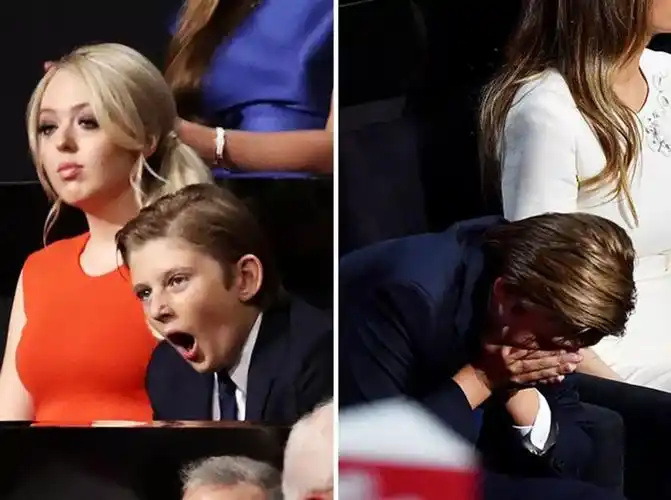 巴伦·特朗普最可爱的10个瞬间!看着又高又帅,真的只是个孩子!