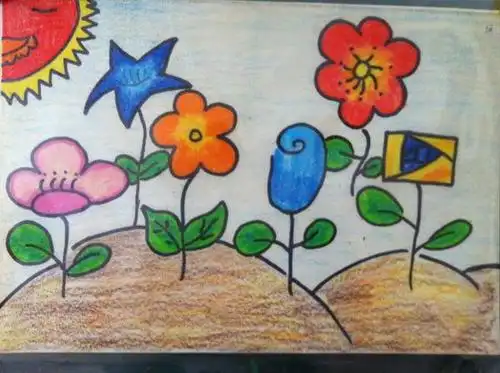 春天的花简笔画简介