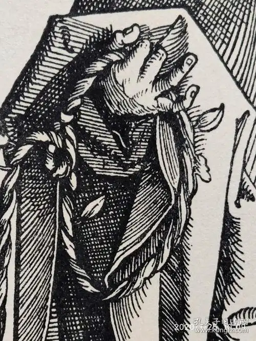 巨幅丢勒名画1910年复刻版丢勒albrechtdürer系列木刻版画朝圣的圣徒