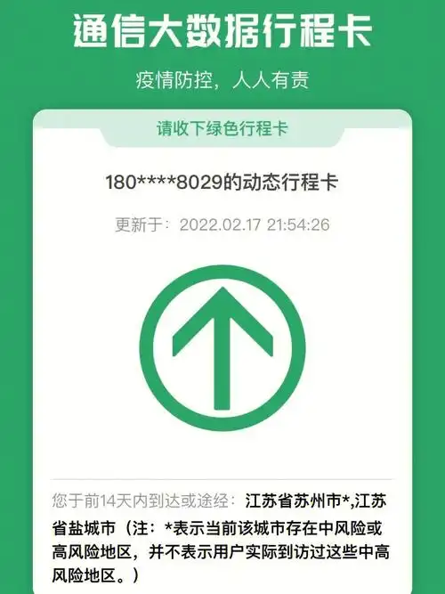 行程卡  #苏州疫情  盐城→上海→厦门关于一起走的然后我的行程码和