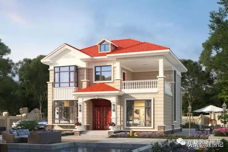 农村2层楼房图片大全(四川4款二层农村别墅) - 赤虎壹号