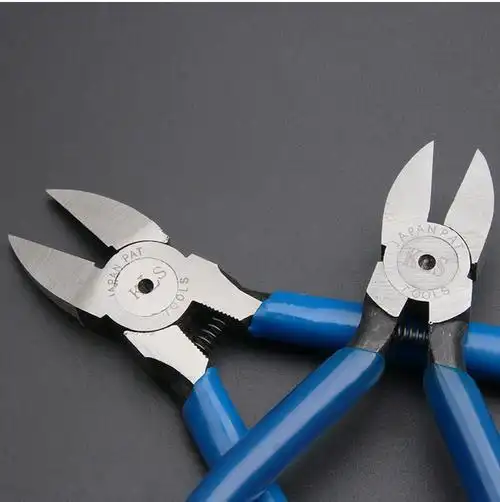 水口钳水口钳日式6寸钳子带弹簧进口5寸斜口钳水口钳平口钳塑料钳子5