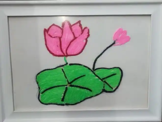 阳泉十中2019――2020学年第一学期班级社团――毛线贴画社团第四期第