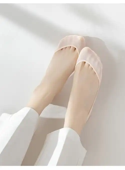 狐狸域船袜女春夏季薄款浅口防滑脱不掉跟高跟鞋袜子女短袜隐形纯棉袜