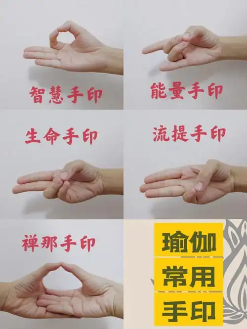 瑜伽手印全解析个体心灵与宇宙本体的连