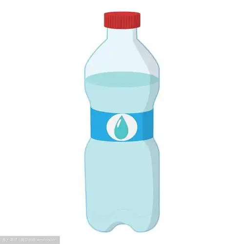 塑料瓶的水卡通图标