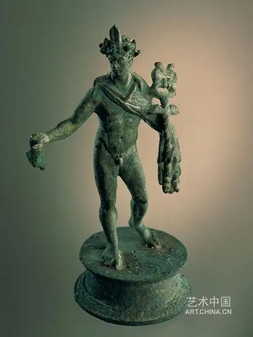 bronze statuette of mercury