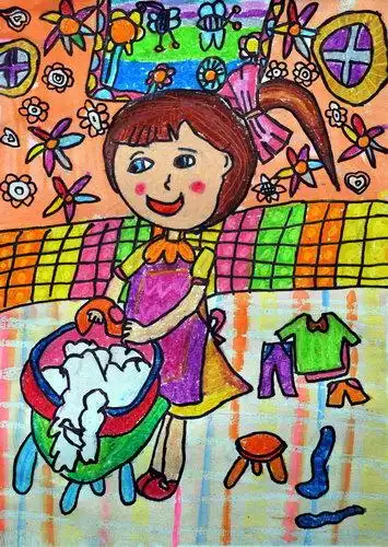 我帮妈妈洗衣服