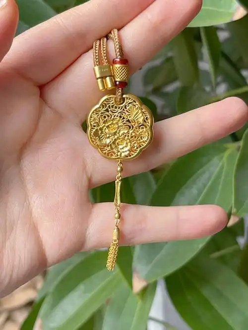 蝶恋花古法花丝吊坠已出