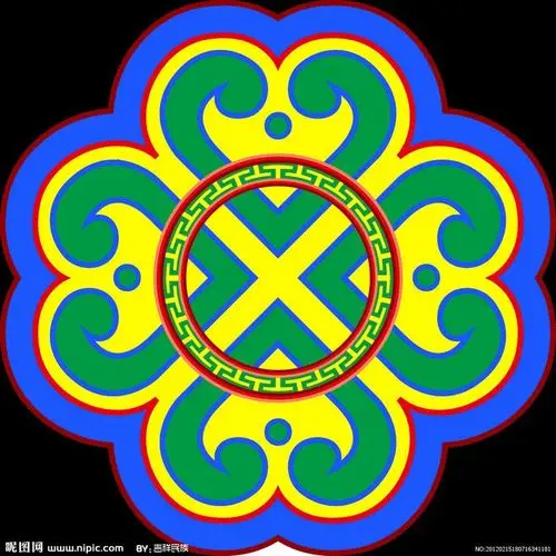 蒙古纹理图案源文件