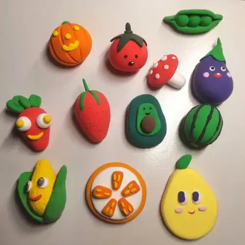 轻黏土水果蔬菜集合啦
