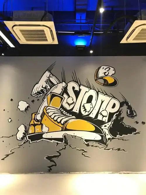 墙绘  #涂鸦  #创意墙绘  #涂鸦艺术  #艺术  #墙体彩绘  #潮流艺术