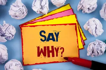 字写文字说为什么问题.商业概念给出解释的理由, 问一个问题.