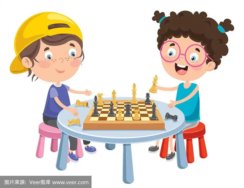 卡通人物下棋游戏