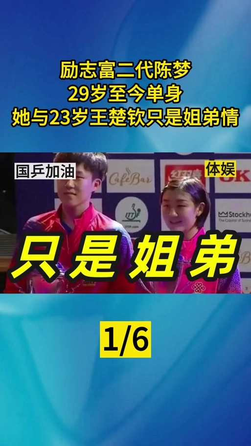 陈梦和王楚钦叫什么 - 抖音