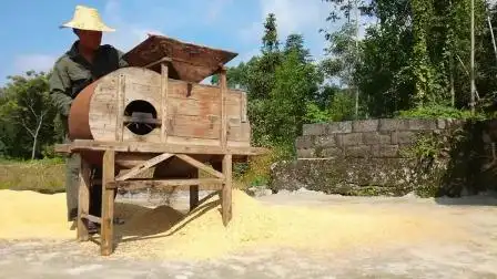 农村大风车风很大却不发电,成本很少又用处很大,现在已经不多了