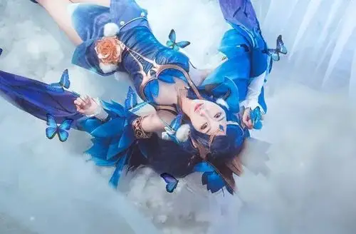 王者荣耀貂蝉仲夏夜之梦cos 呆萌的貂蝉鉴赏