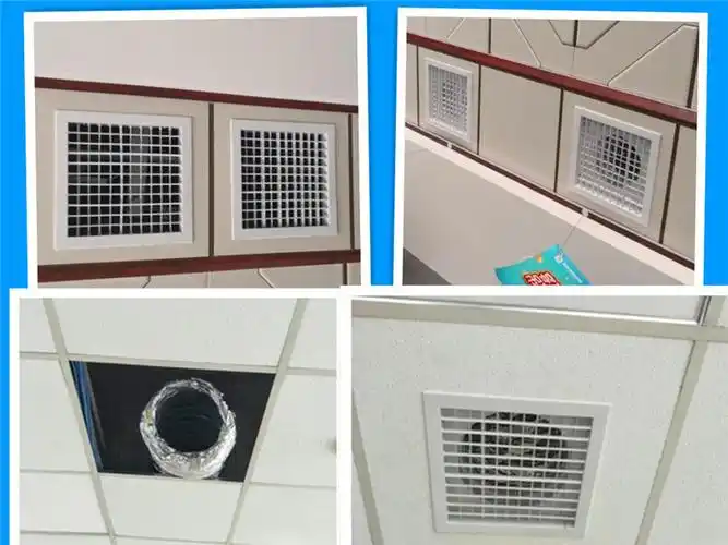 abs新风风口方形天圆地方 新风系统通风排风口中央空调出风口定做