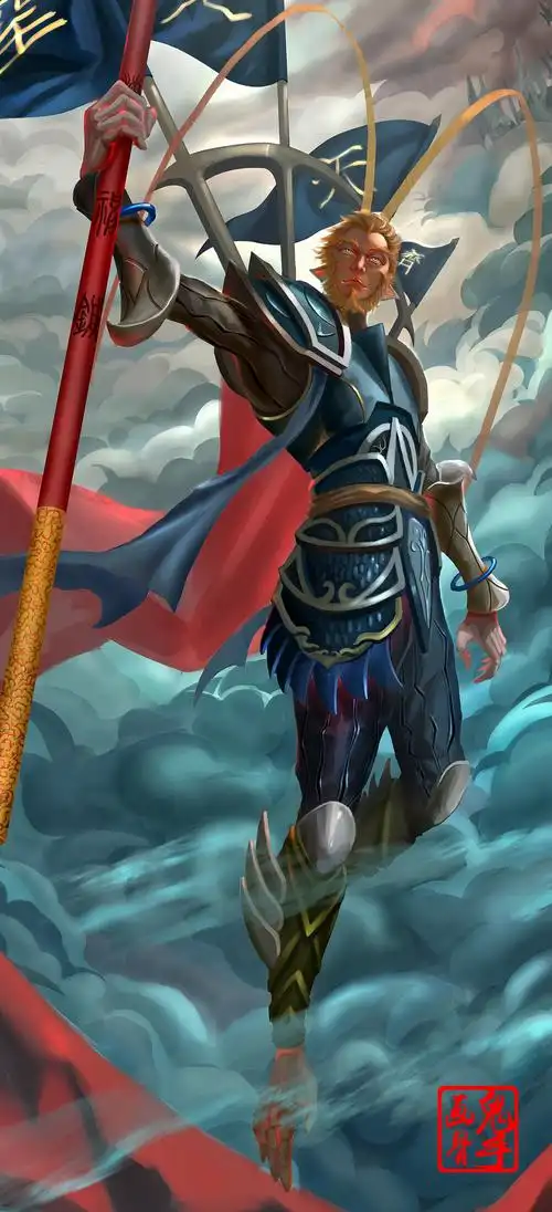 齐天大圣——孙悟空(插画原画)