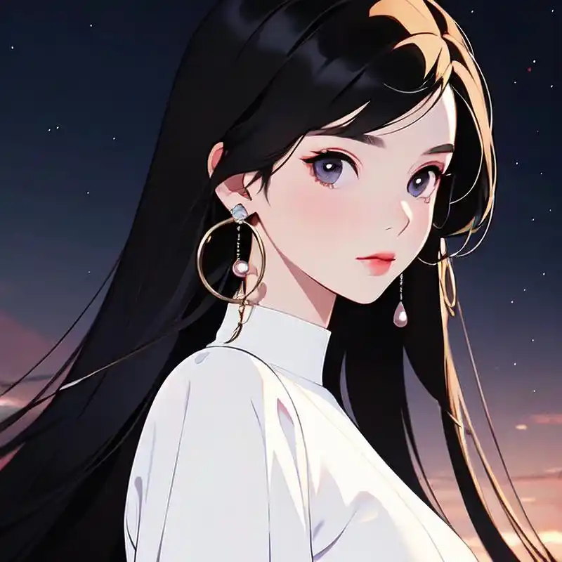 96 唯美漂亮女生漫画头像 78