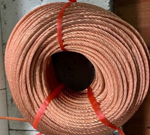 德威狮柔软裸铜绞线tjr2.5/4/6/10/16/25/35/50/70平方裸铜线纯.