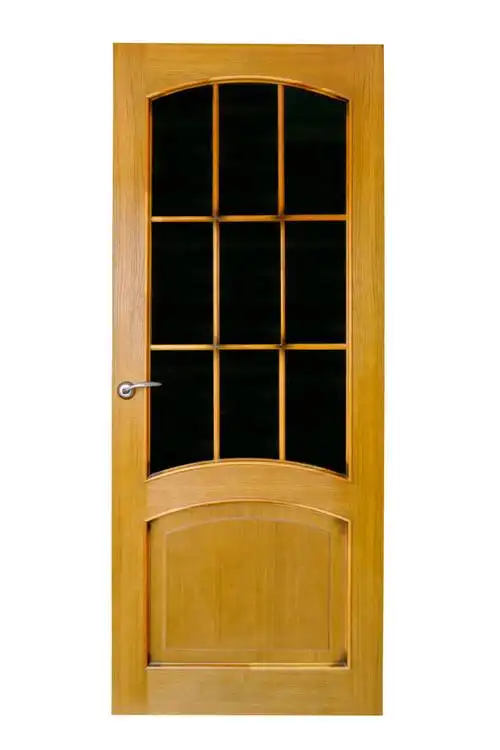 实木带玻璃门,原木门玻璃上白色隔离