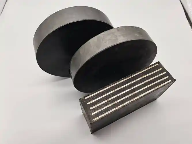 板式减震支座 矩形抗震橡胶支座 四氟滑动支座_桥梁_水平_滑板