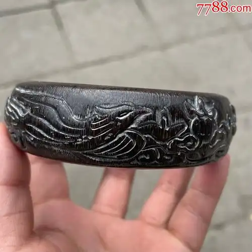 牛角龙凤手镯