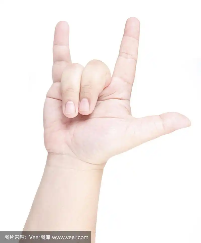 我爱你的手势手势