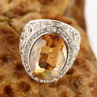 jewelry fashion lady 925sterling silver topaz &