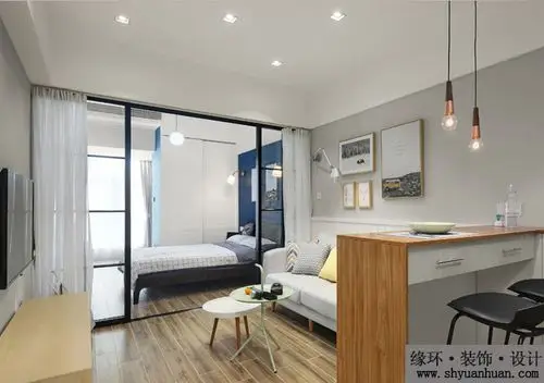 45平方米小户型装修北欧风格