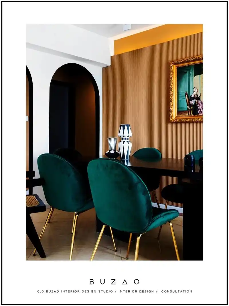 老房翻新巧用承重柱打造半开放式餐厅