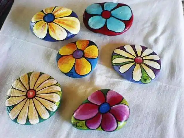 手工教程丨清明小长假在户外陪娃玩这些石头diy创意和颜值都爆表