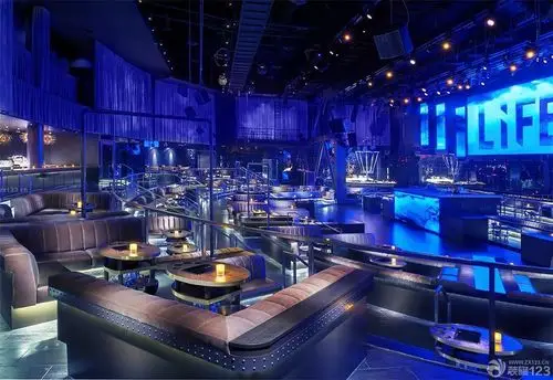 时尚时尚酒吧卡座装修图片