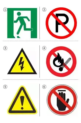 小朋友,你猜到故事中这些标志了吗?兔子先生散步时,遇到了哪些标志?